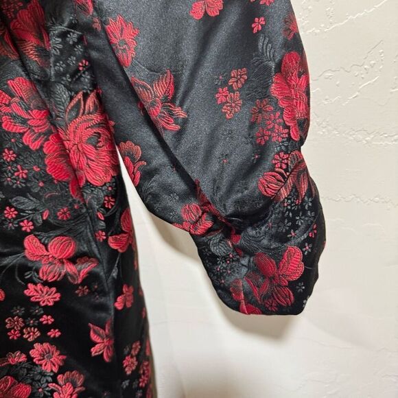 Red and Black Rose Jacket & Dress by Bed of Roses Druh Farrell Canada - Picture 3 of 10